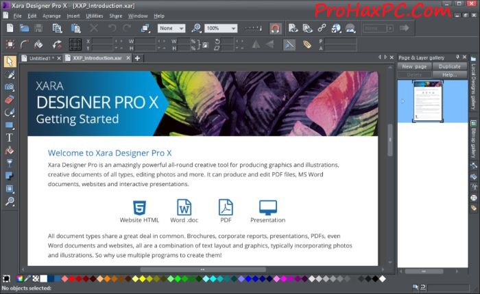 Xara Designer Pro Cracked Full Version Features