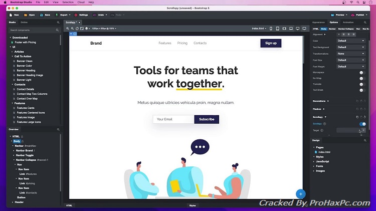 Bootstrap Studio Free Download With License